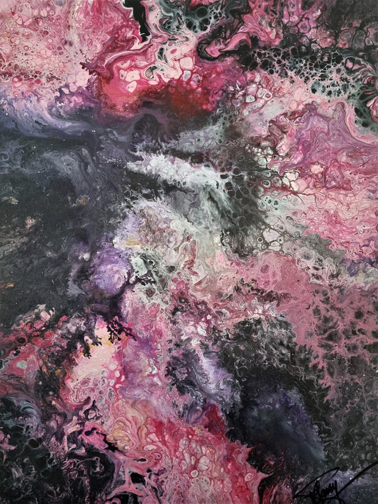 "Squid Ink in Pink Seas"